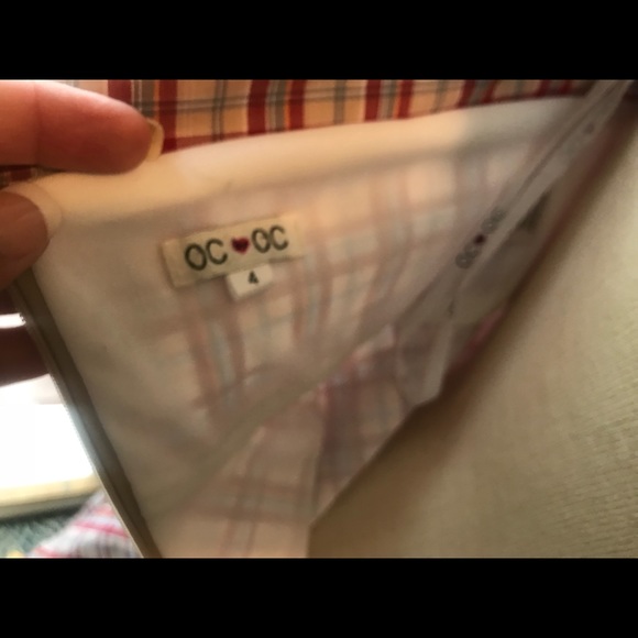 OC by Oleg Cassini Flirty Dress sz 4 eyelet Lace - Picture 7 of 7